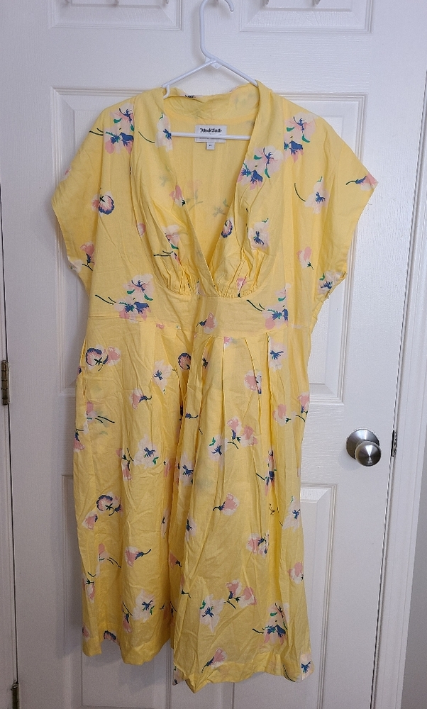 Floral Yellow Dress